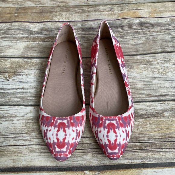 Kelly & Katie Tie Dye Ballet Flat 7M - Picture 5 of 10